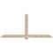 Ekena Millwork Eugene Smooth Timber Gable Bracket, Douglas Fir, 96"W x 44"H x 5 1/2"D x 5 1/2"F, 11/12 Pitch GBW096X44X0606EUG00SDF - alternate 1